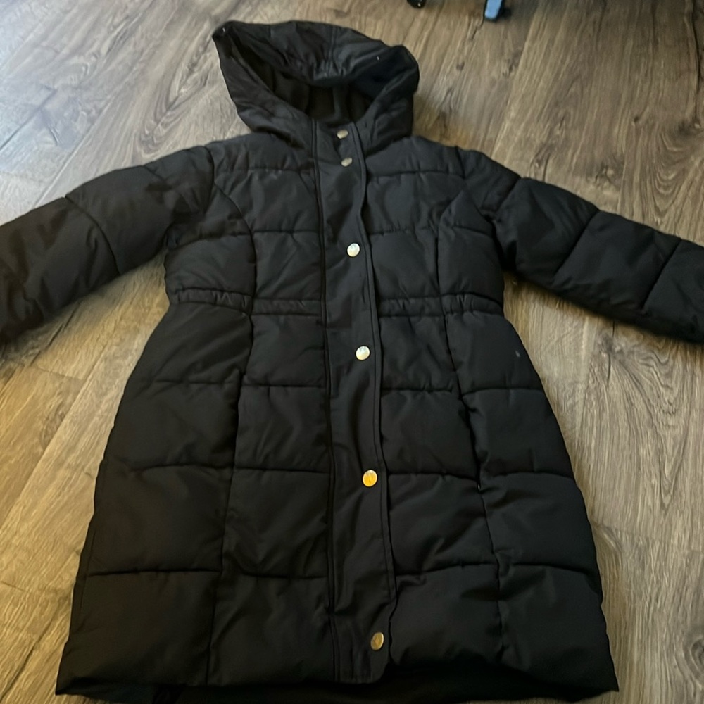 GAP KIDS XXL puffer  gently worn warm for winter fleece lined hood & pockets
